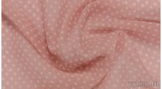 Шифон Набивной Бледно-розовый