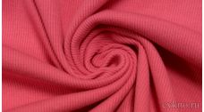 Ткань Трикотаж хлопковый насыщенный розовый цвет
