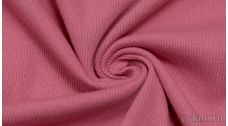 Ткань Трикотаж хлопковый пастельно розового цвета