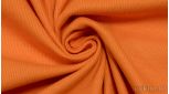 Ткань Трикотаж хлопковый однотонный светлый оранжевый