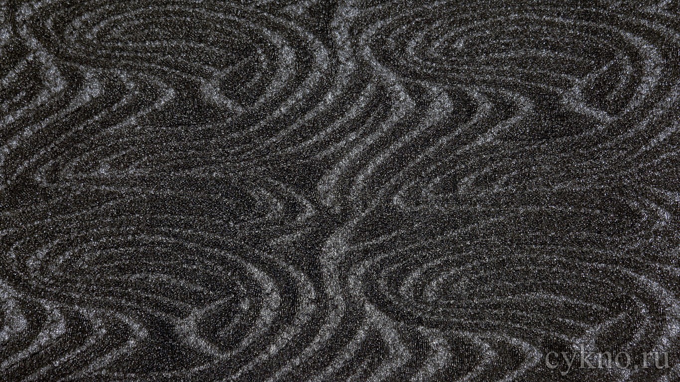 Трикотаж креповый темный с принтом абстракцией