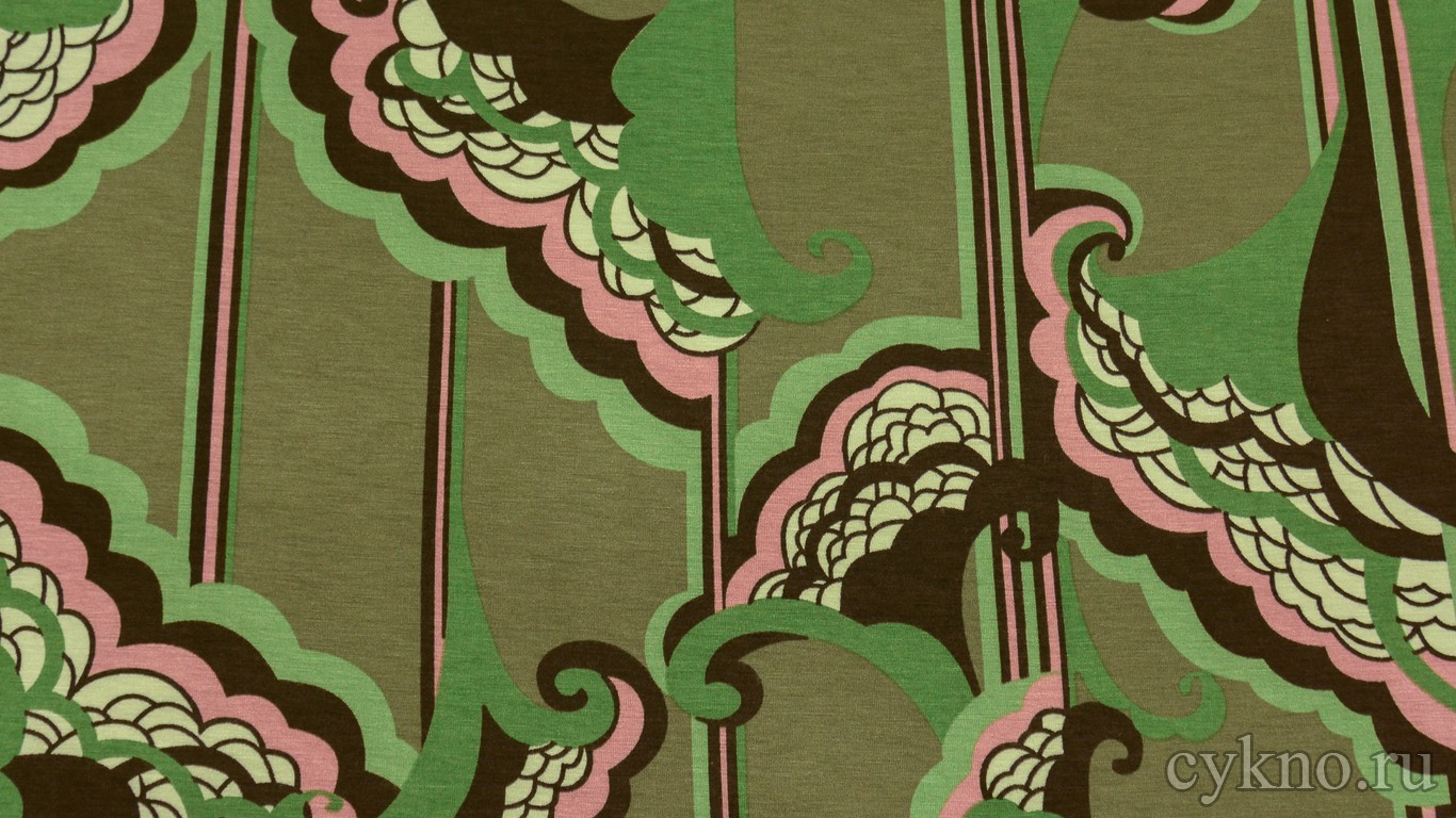 Ткань Трикотаж вискоза принтованный "Болонья"