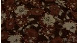 Ткань Трикотаж вискозный в коричневых тонах "Чермес"