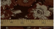 Ткань Трикотаж вискозный в коричневых тонах "Чермес"