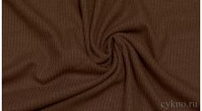 Ткань Трикотаж вискозный бурого цвета "Калабрия"