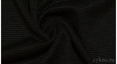 Ткань Трикотаж черный "Монига"