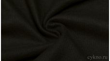 Ткань Трикотаж хлопковый в черном цвете