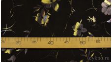 Ткань Трикотаж "Золотые Цветы"
