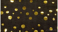 Ткань Трикотаж Черно-желтая
