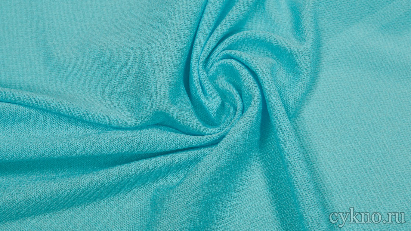 Ткань Трикотаж Бирюзовый