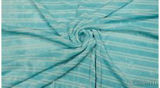 Ткань Трикотаж Голубой в полоску