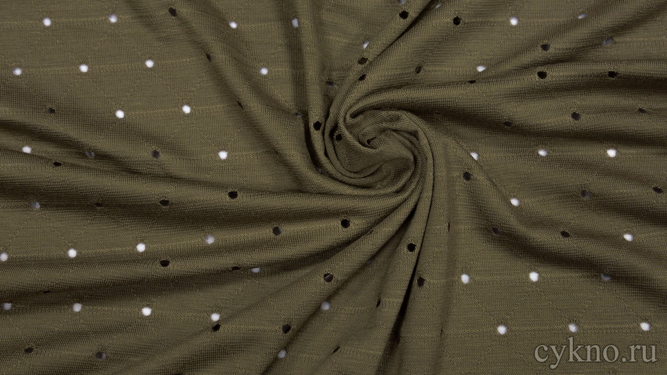 Ткань Трикотаж Оливковая
