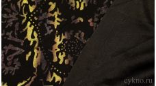 Ткань Трикотаж с золотистым узором "Терме"