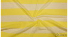 Ткань Трикотаж Бело-желтая