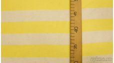 Ткань Трикотаж Бело-желтая
