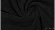 Ткань Трикотаж Черная "Корато"