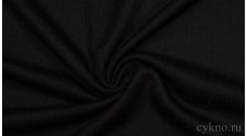 Ткань Трикотаж Черная "Кальяри"