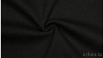 Ткань Трикотаж насыщенного черного цвета "Асти"