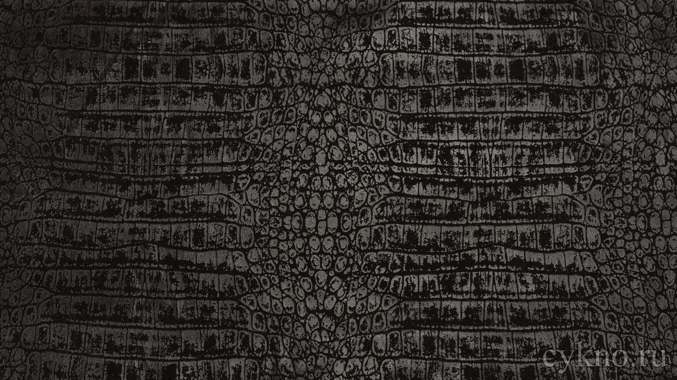 Ткань Замша "Черный Крокодил"