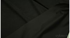 Плательная ткань с эффектом замшы черная