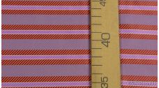 Ткань Жаккард "Сиреневые и красные полосы"