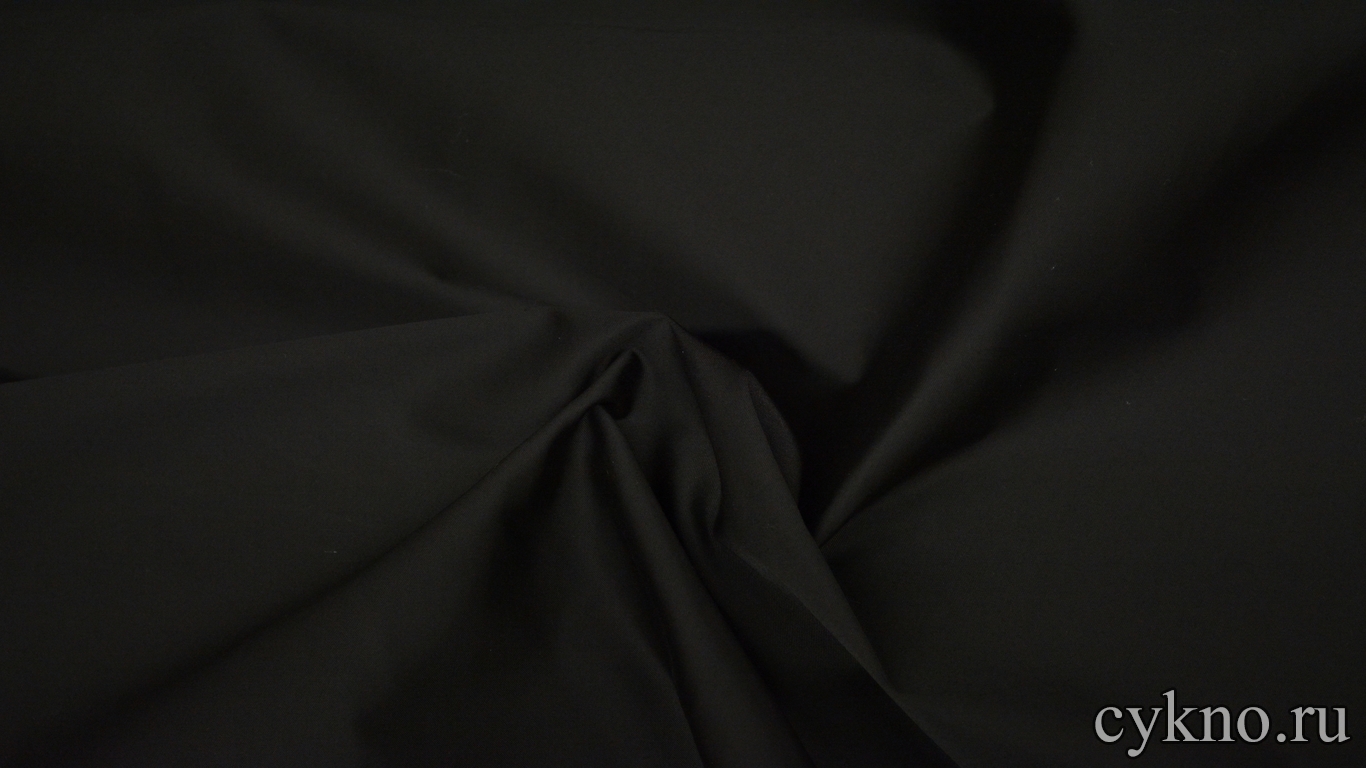 Вискоза костюмная черная