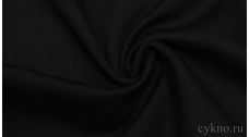 Шерсть Костюмная классическая черная "Йорк"