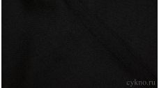 Шерсть Костюмная классическая черная "Йорк"