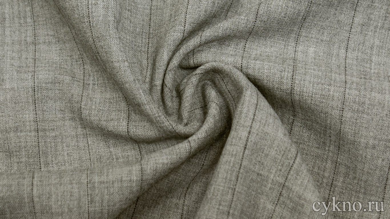 Шерсть Костюмная серая "Дадли"