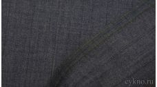 Шерсть Костюмная синяя в полоску