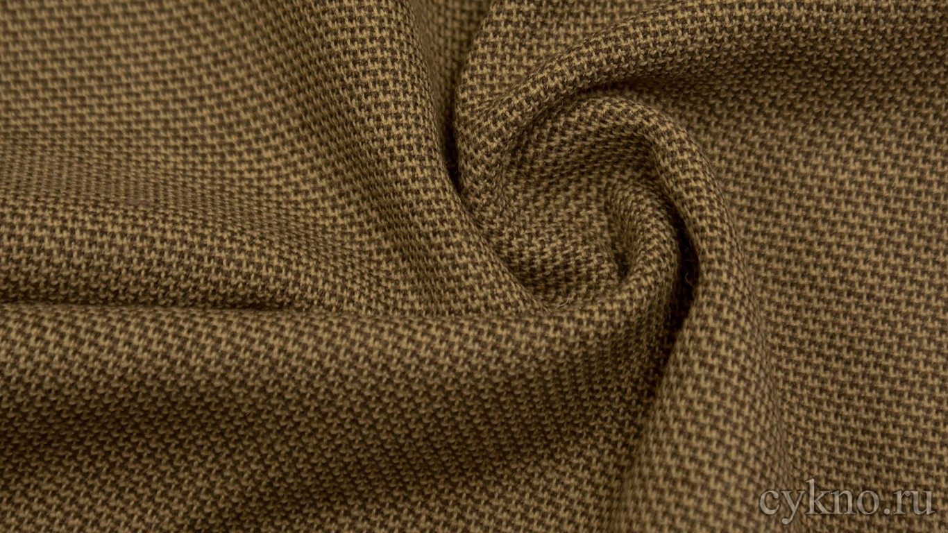 Шерсть Костюмная теплого коричневого цвета "Ньюкасл"
