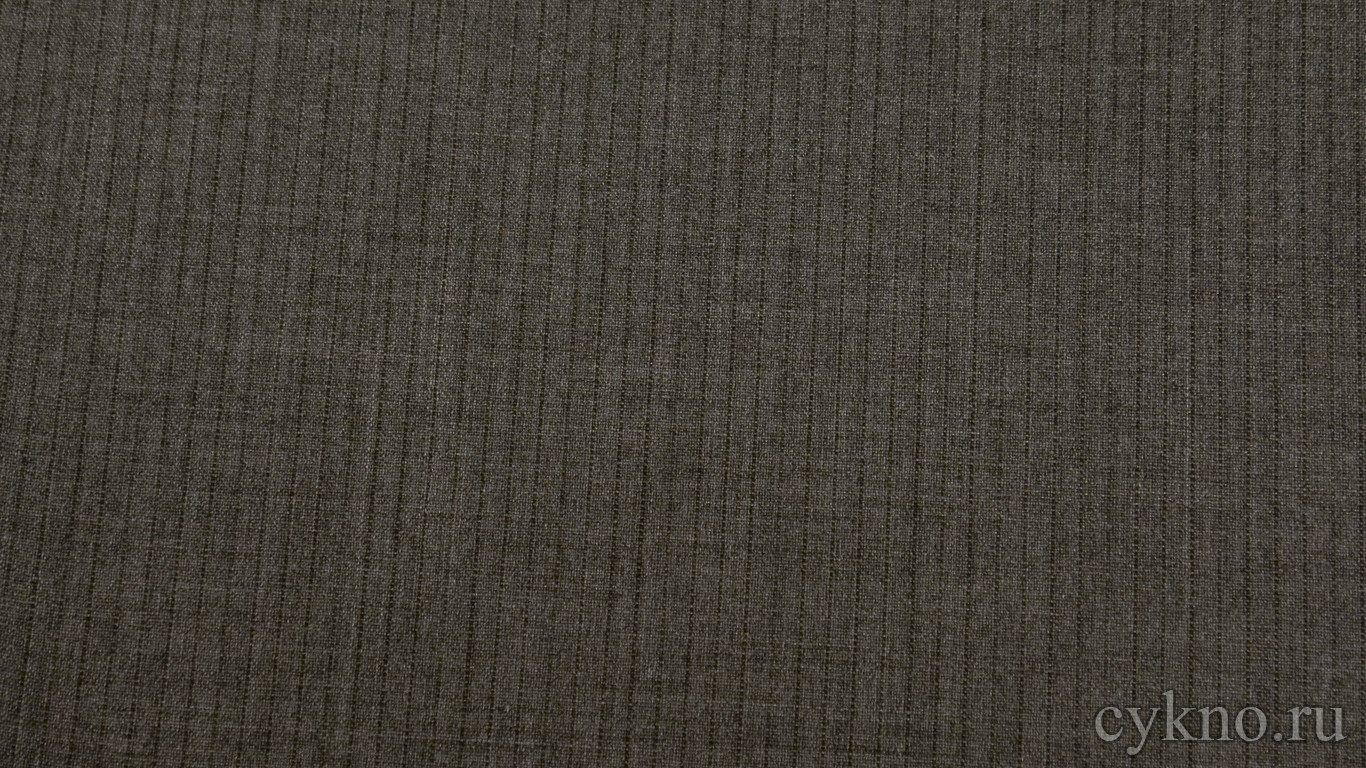 Шерсть Костюмная серая в мелкую полоску
