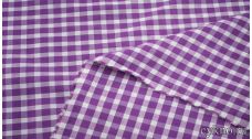 Хлопок рубашечный клетка сиреневая